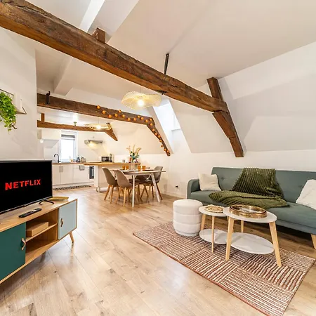 Le Nid - Hypercentre - 3 Beds - Wifi - Netflix * Cambrai